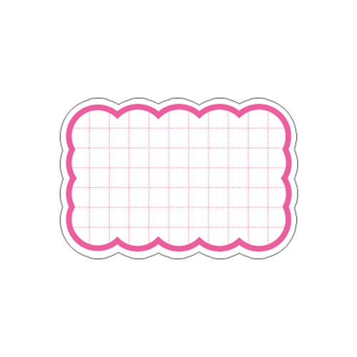 雲型カード(中)ピンク