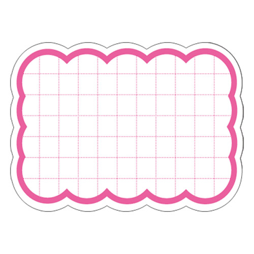 雲型カード(大)ピンク