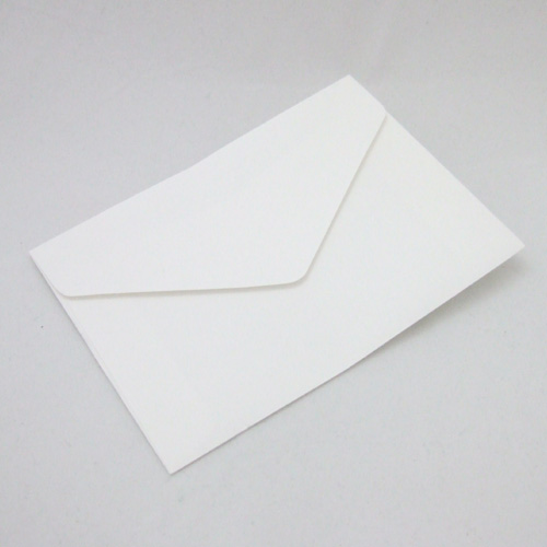 メッセージカード用袋　(色)ホワイト