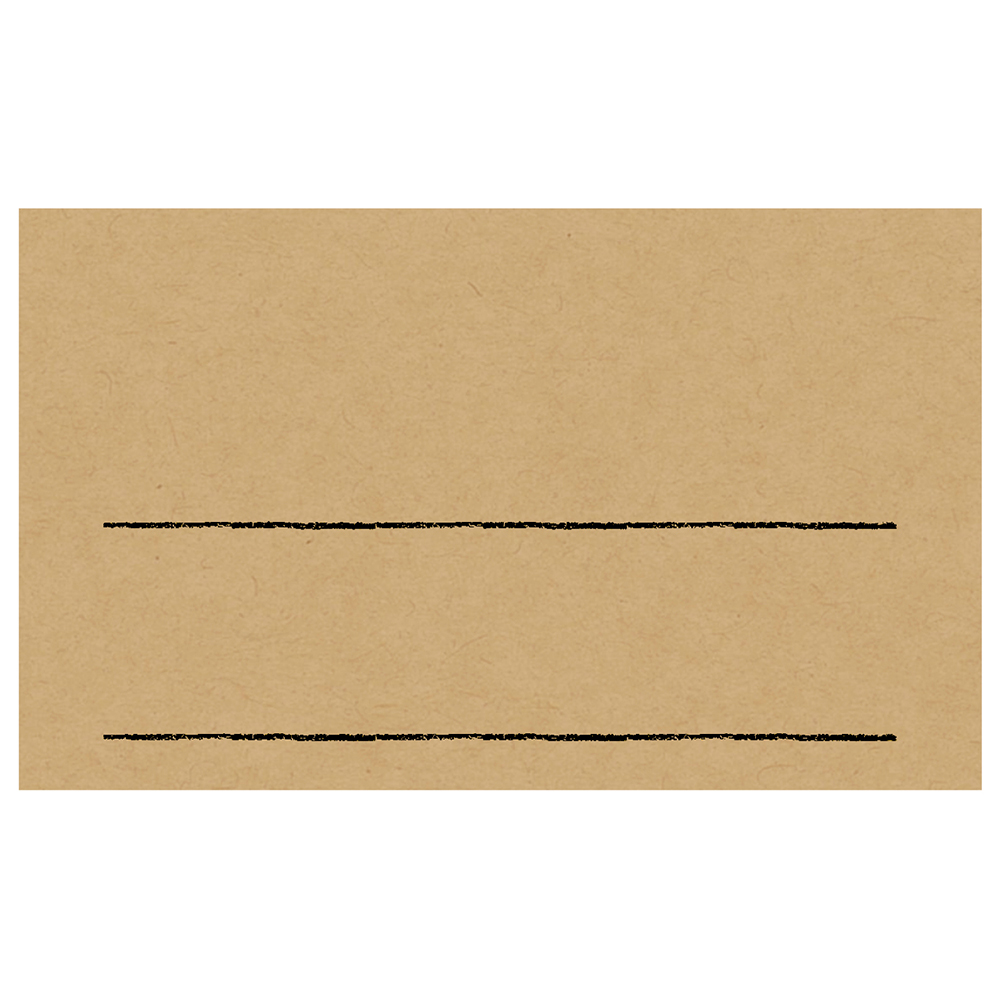 手書きPOP用カード 名刺サイズ クラフト