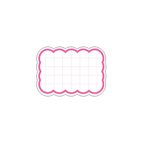 雲型カード(小)ピンク