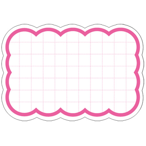 雲型カード(特大)ピンク